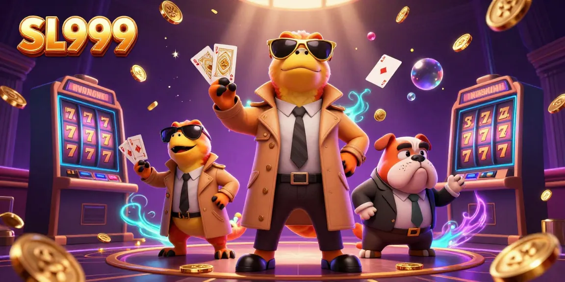 Experience the humor of SL999 as three raptors sneak into a casino in a trench coat.
