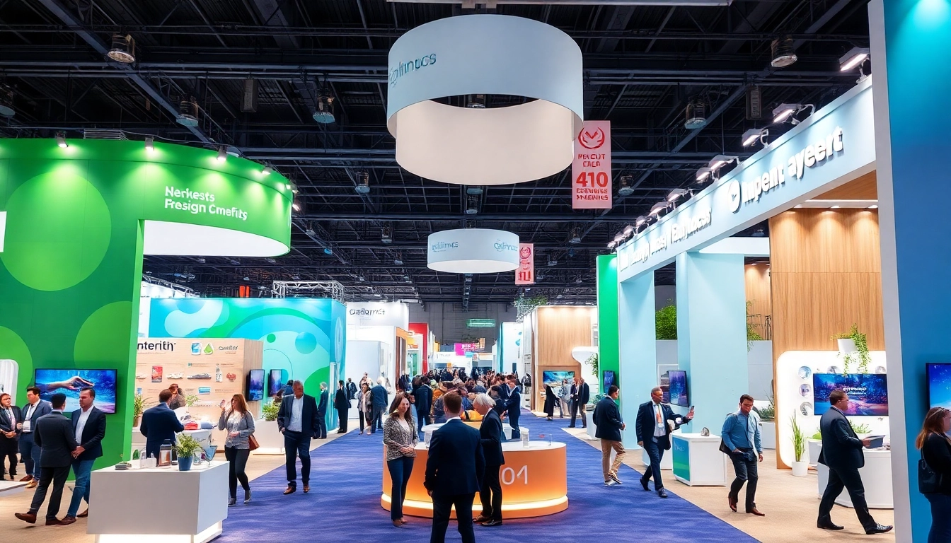 Experience the creativity of exhibition stand designers UK with engaging, modern displays at a lively trade show.