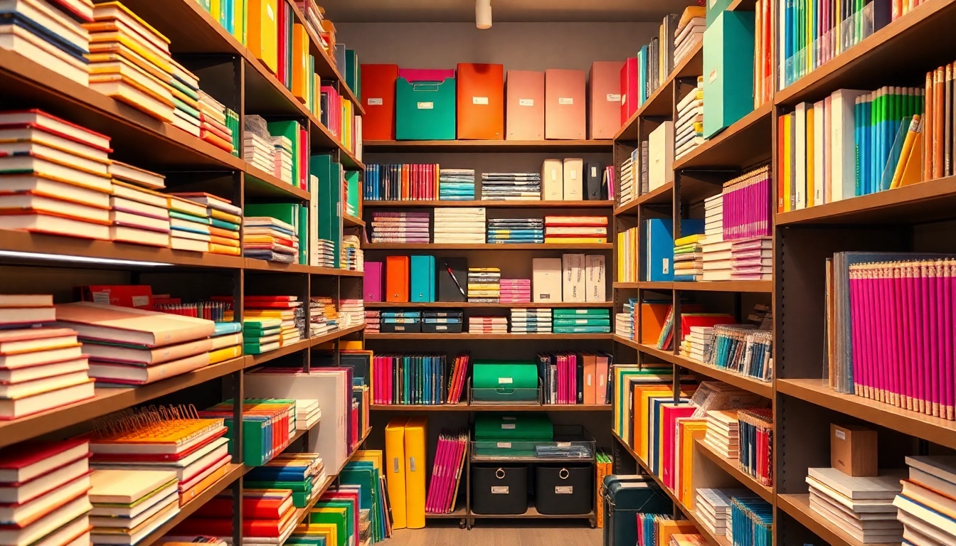Explore an inspiring stationery store filled with vibrant supplies from stationery suppliers uk.