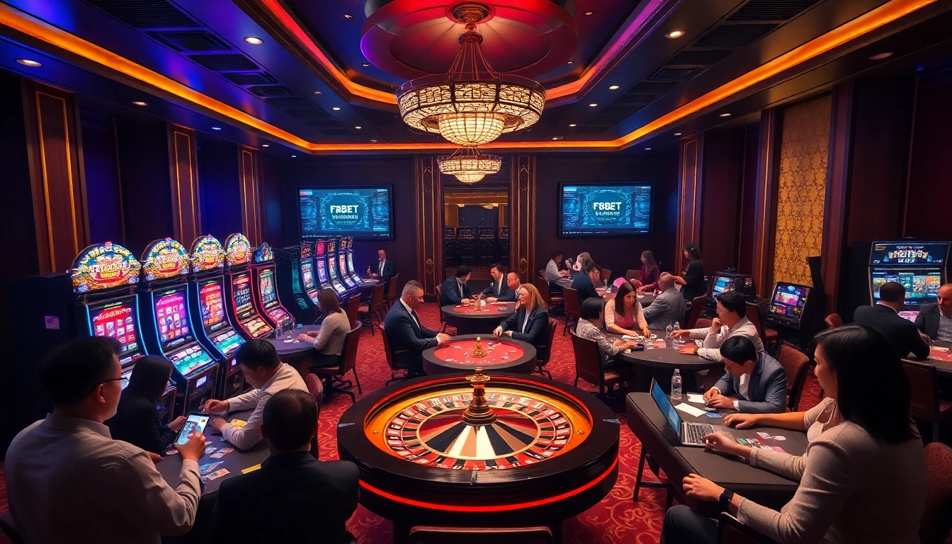 Experience thrilling gameplay at F8BET with vibrant casino tables and exciting slots.