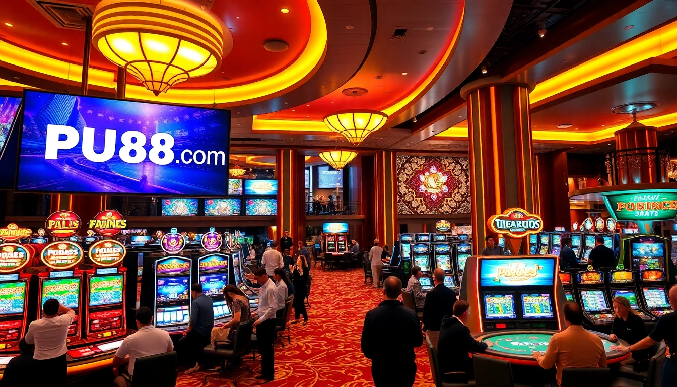 Experience the thrill of gaming at PU88 com with vibrant slots and engaging poker tables.