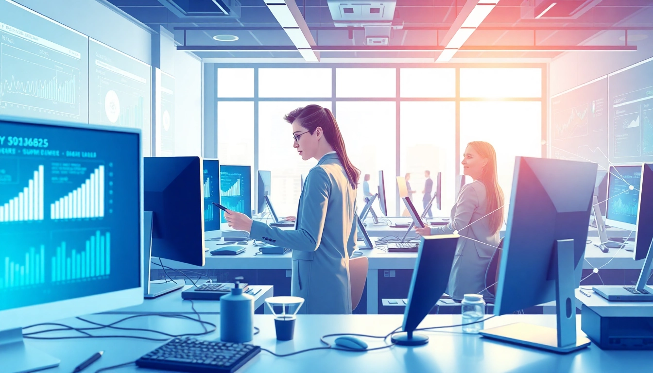 Innovative tech workspace highlighting collaboration and advanced technology at techeslabs.wiki.