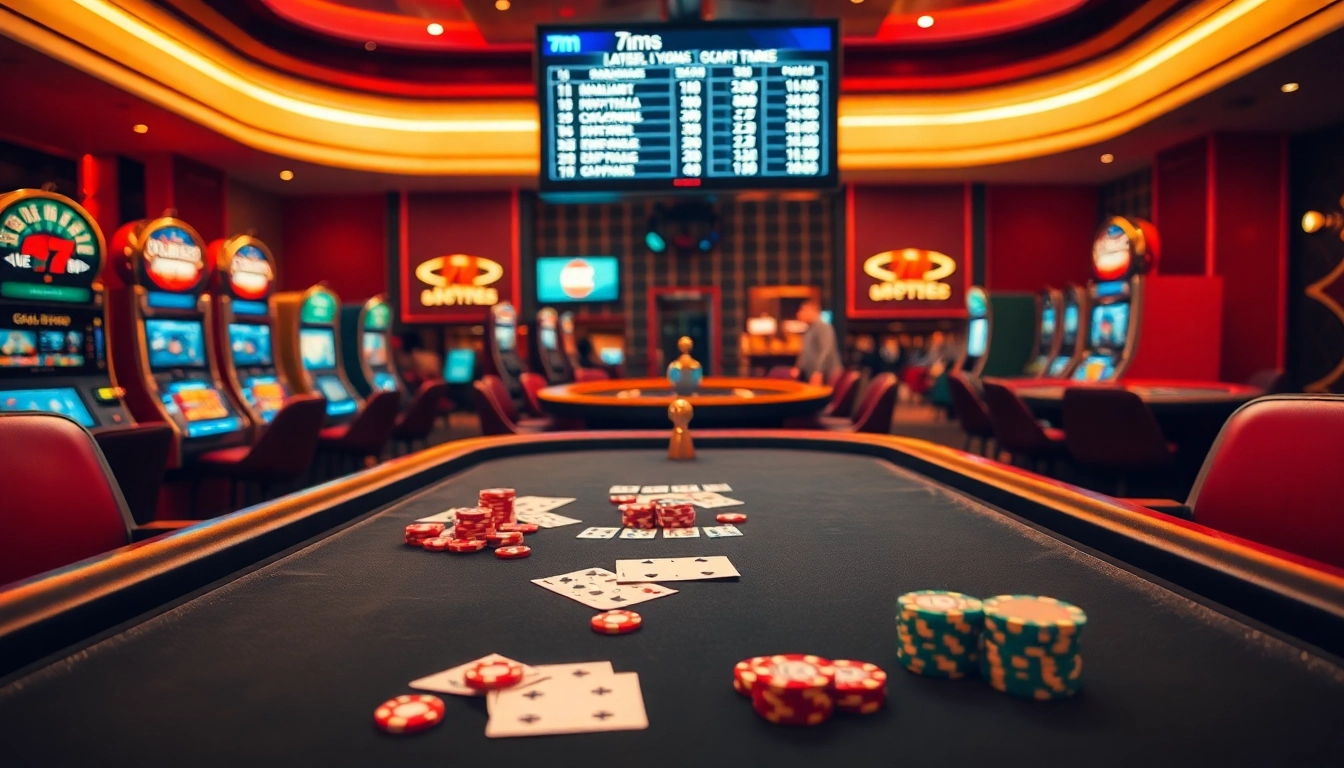 Engaging gamblers with live betting updates on 7m football scores at a stylish casino.