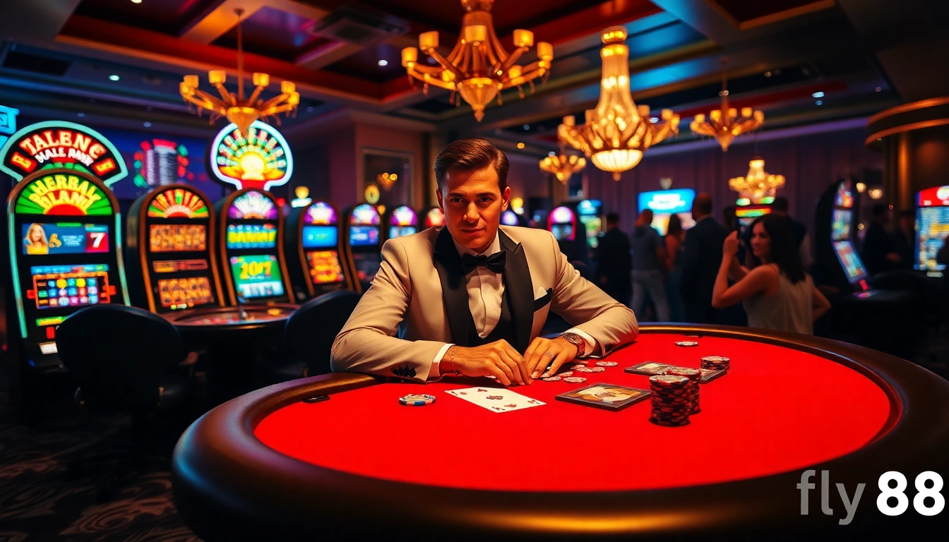 Experience the excitement of poker at fly88 casino with vibrant visuals and engaging gameplay.