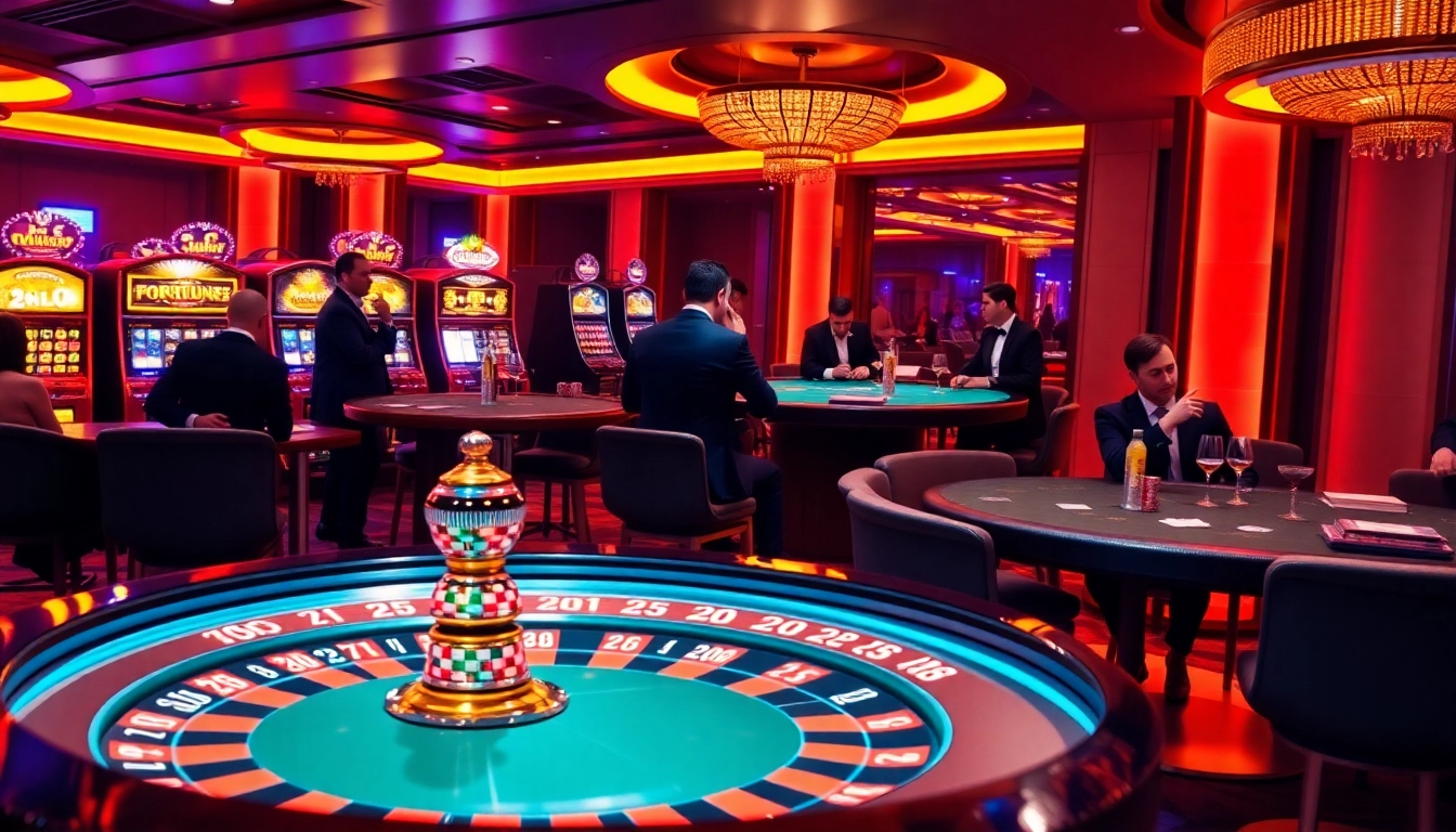 Experience thrilling gameplay at https://fabet.free/ with lively casino tables and excited players.