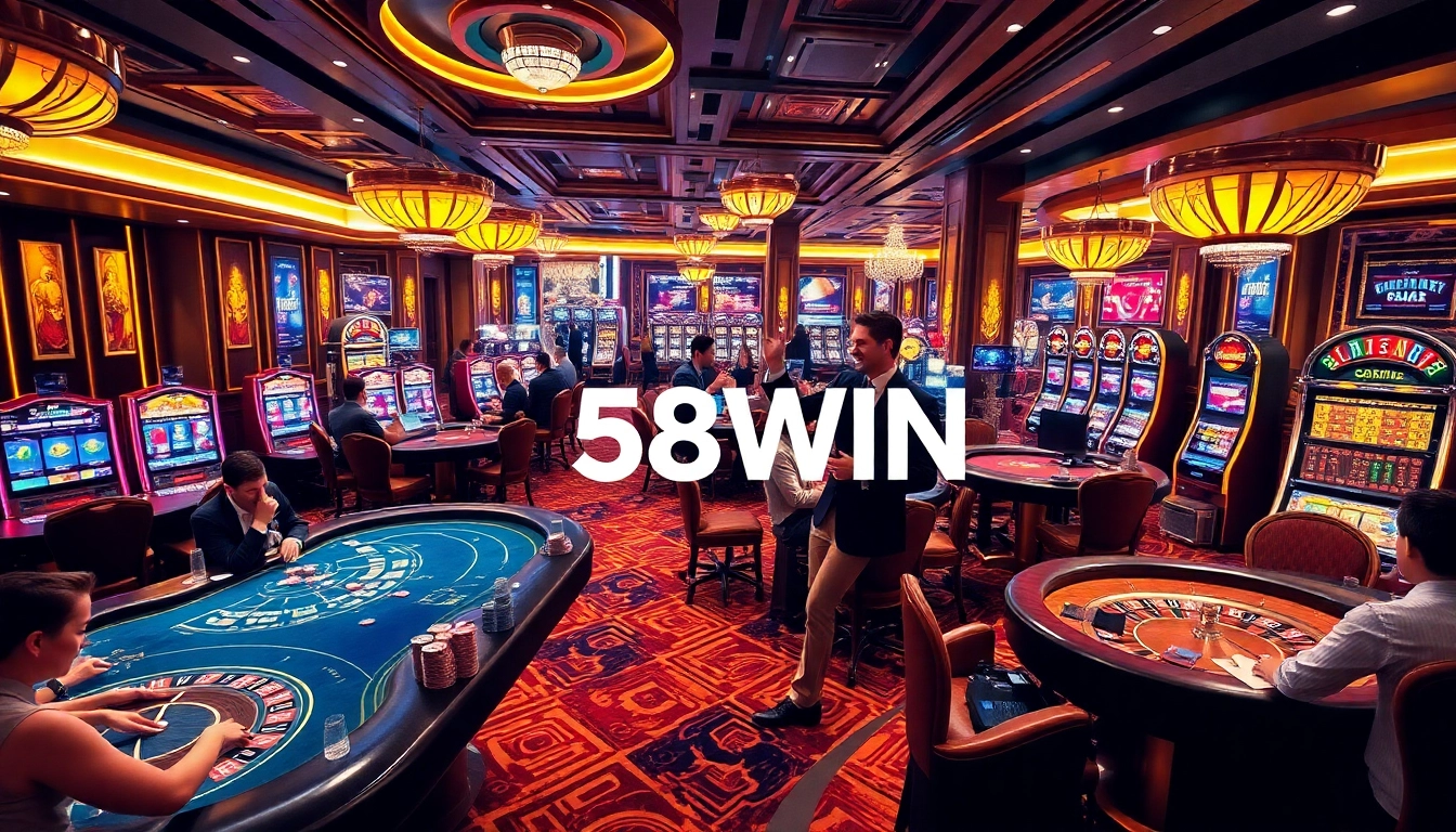 Experience the thrill of winning at 58WIN's online casino games.