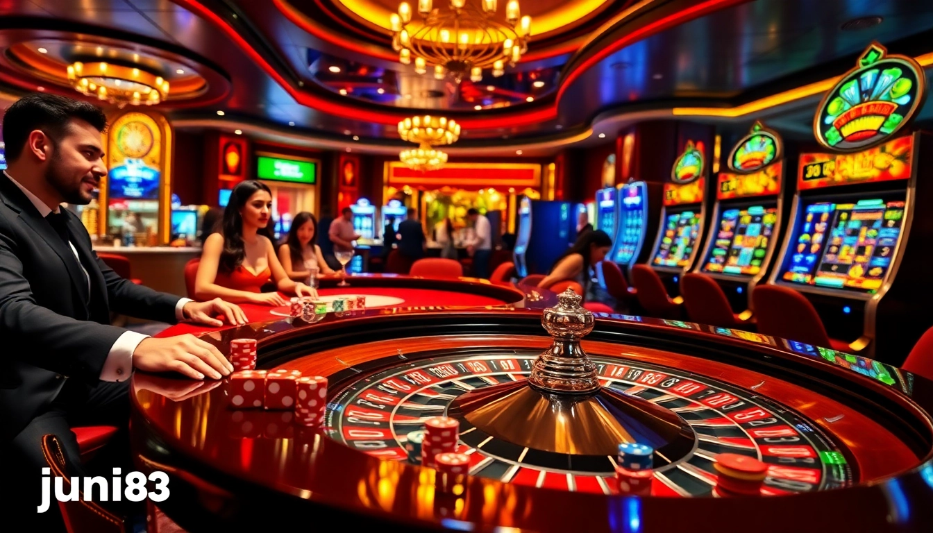 Experience the thrill at jun88.com with vibrant casino tables and exciting games.