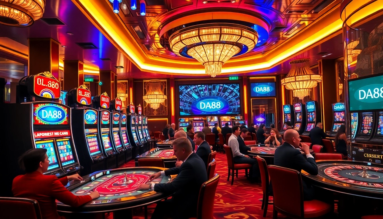 Experience the excitement of gambling at DA88, featuring vibrant casino games and welcoming atmosphere.