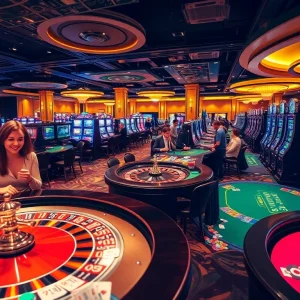 Experience thrilling gaming action with the exciting offerings of https://www.7c77.app/ in a luxurious casino environment.