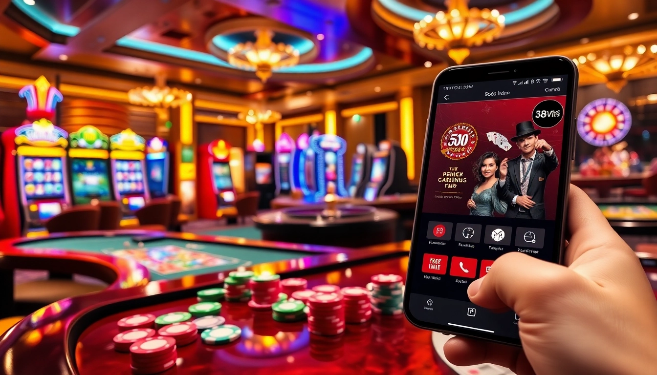 Engaging scene highlighting 58win com đăng nhập with vibrant casino visuals.