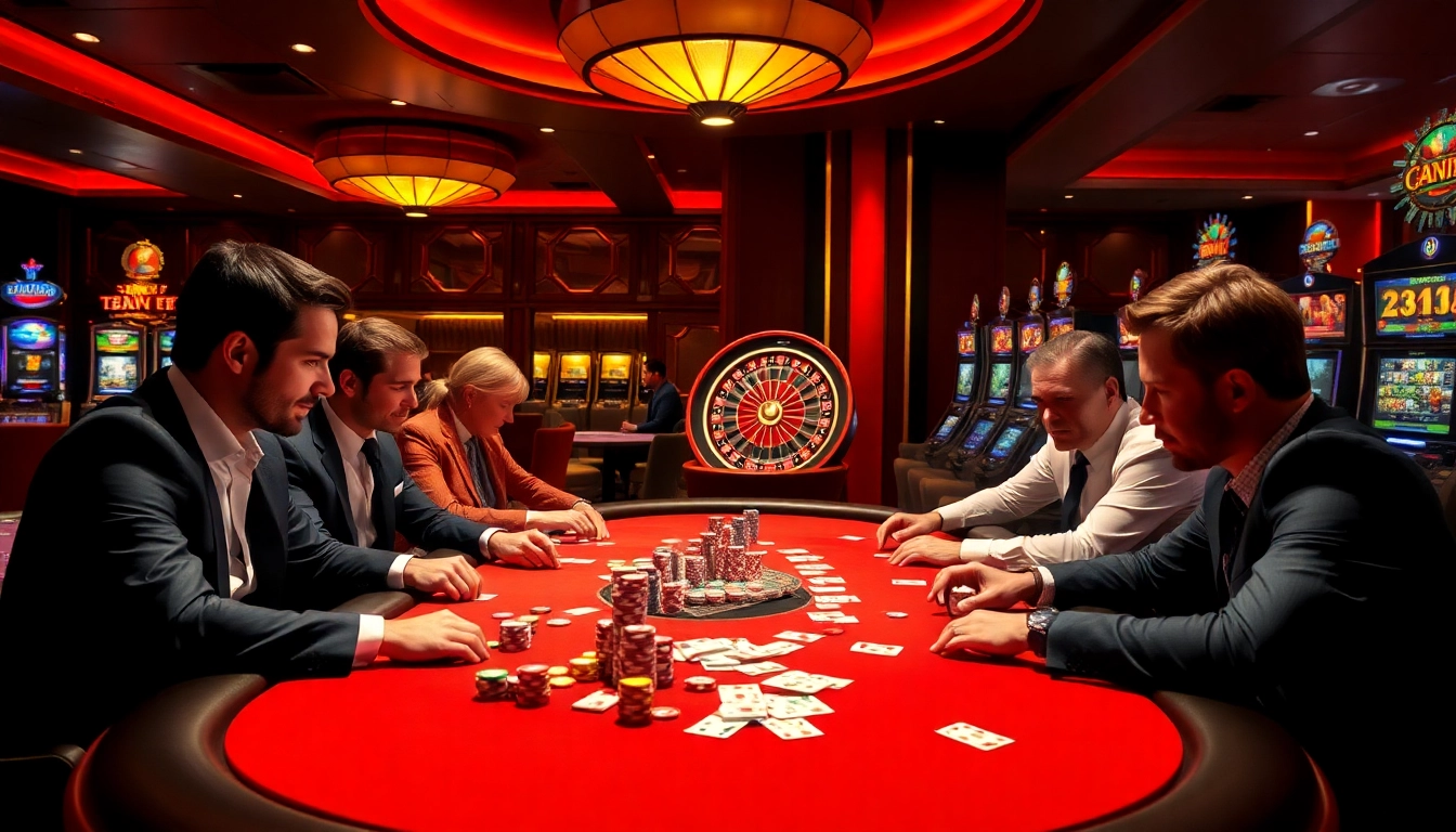 Experience the excitement of winning with vswin at a luxurious poker table.