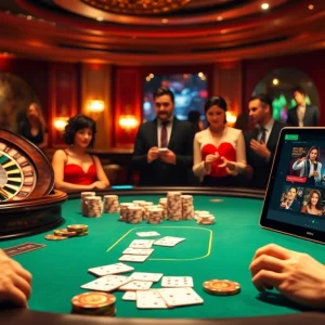 Engage with thrilling casino action by logging in to enjoy high-stakes poker games and roulette!
