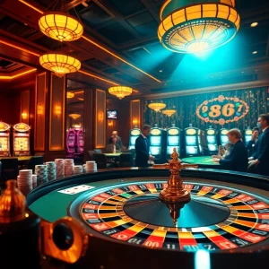 Experience the thrill of betting at ww88 with vibrant casino elements like roulette, chips, and cards.