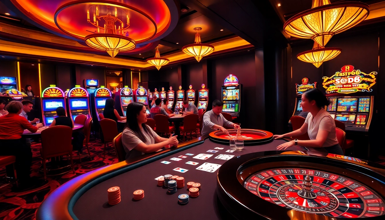 Experience thrilling gaming action at SODO66 Casino with vibrant tables and exciting gameplay.
