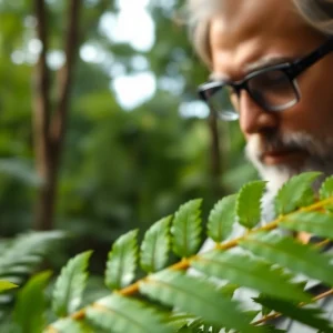 Learn how to get dmt naturally from a close-up of a Mimosa hostilis plant.