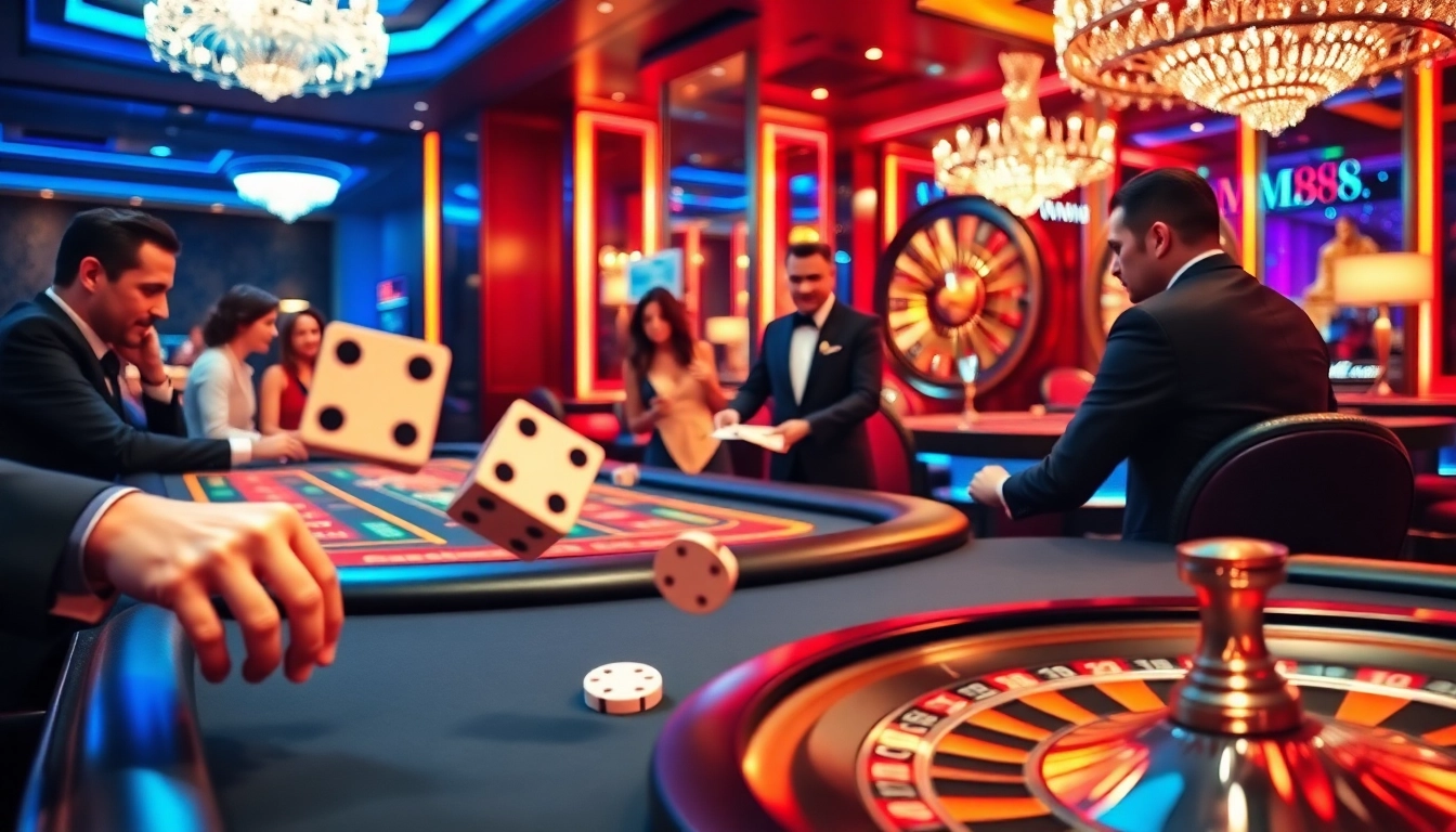 Experience the thrill of MM88 with high-stakes poker games and vibrant casino atmosphere.