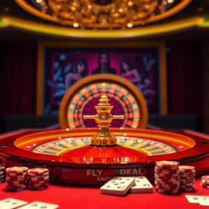 Experience excitement at FLY88.DEAL with vibrant casino tables and luxurious poker action.