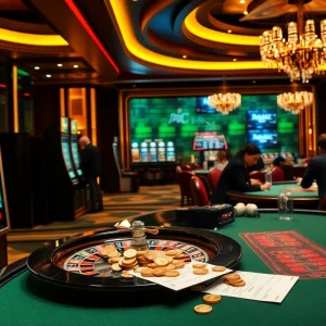 Experience thrilling gameplay at https://kjc.coach/ with luxurious gaming tables and modern slot machines.