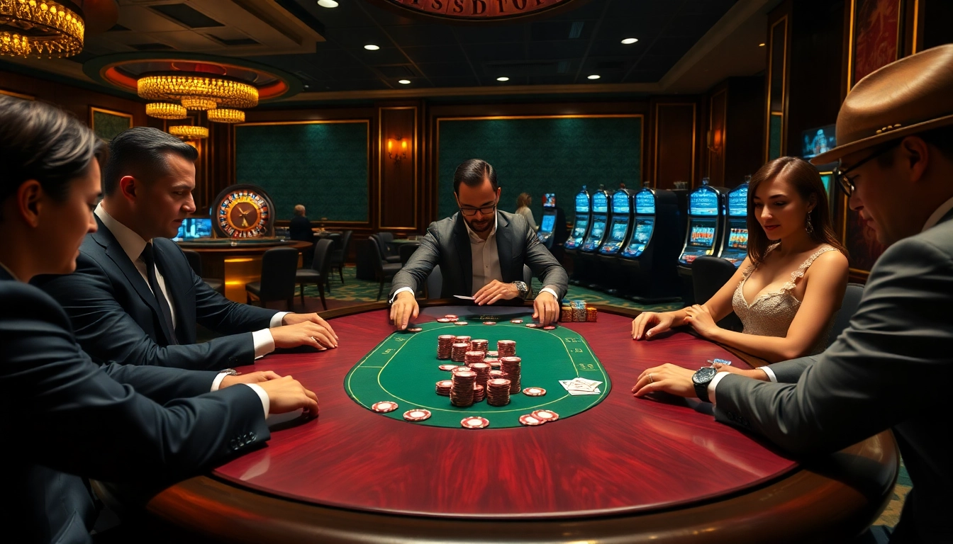 Experience the thrill of high-stakes gambling at 8kbet top with luxurious poker and roulette.