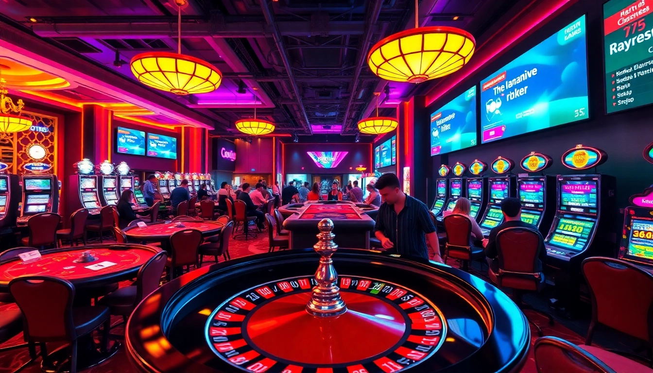 Experience thrilling gambling at https://rr88.bar/ with vibrant casino tables and interactive slot machines.