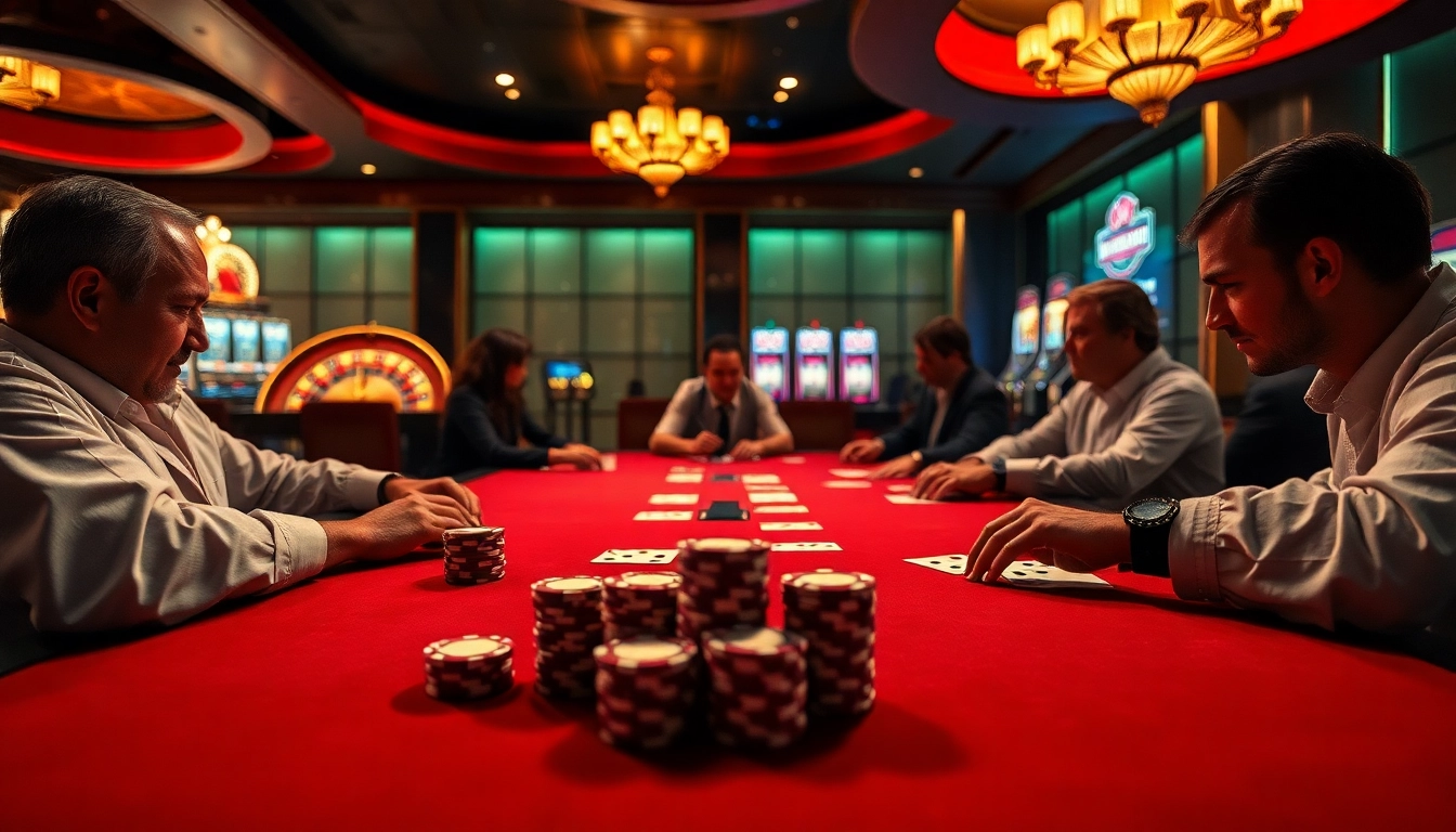 Experience the luxury and excitement of W88 with a high-stakes poker game scene.