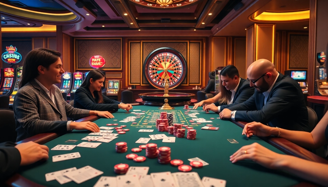 Experience the excitement of classic casino games at https://vz99e.com with vibrant chips and cards.