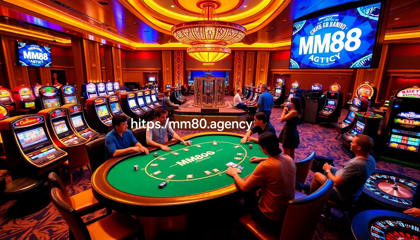 Experience the thrill of gambling at https://mm88.agency/ with exciting poker games and vibrant casino visuals.