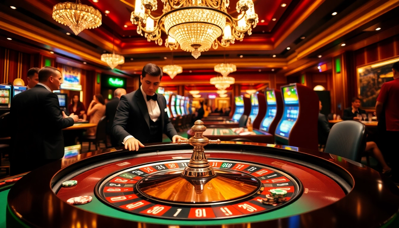 Experience the excitement at af88 com with thrilling roulette action in a luxurious casino setting.