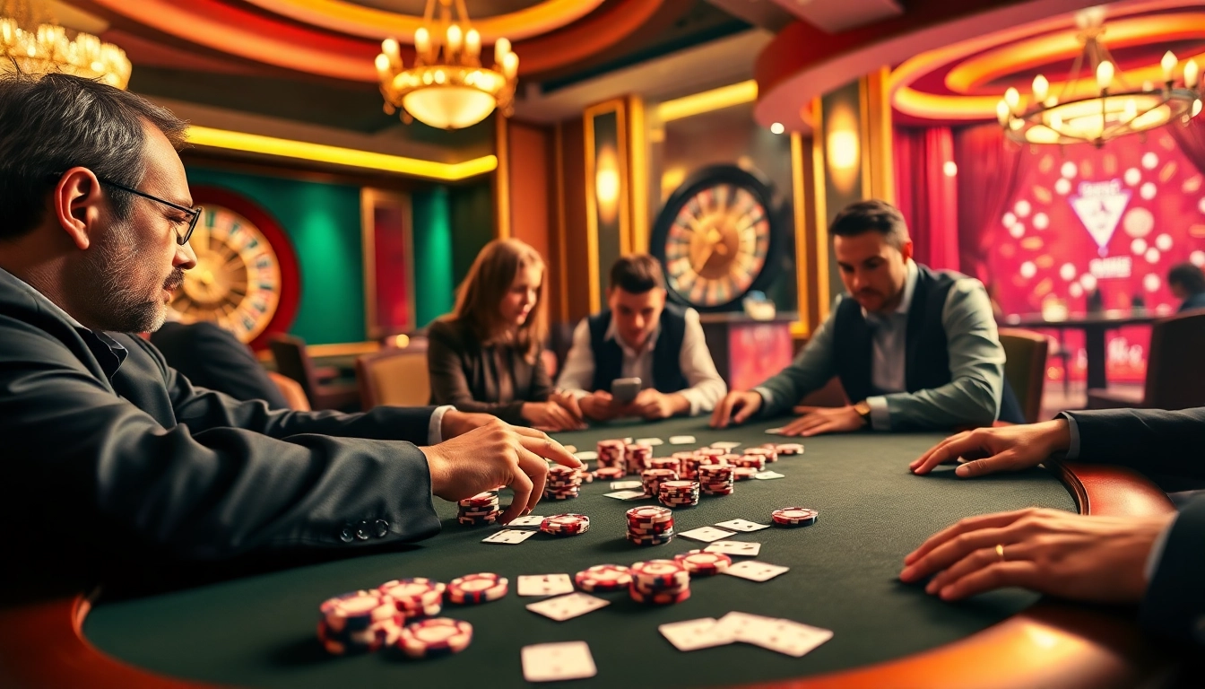 Experience thrilling gameplay at cm88 casino with a high-stakes poker table and vibrant chips.