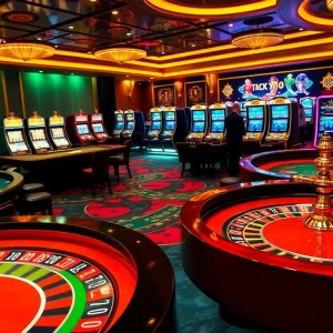 Trải nghiệm cảm giác hồi hộp khi chơi tại https://luck8.net với bàn casino sang trọng, những chiếc chip rực rỡ và người chơi tương tác.
