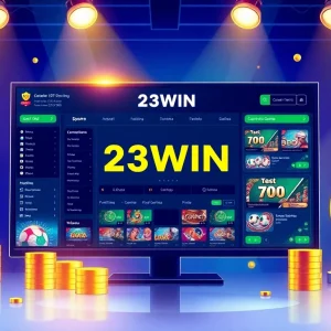 23WIN online gambling platform interface showcasing exciting betting options in a modern design.