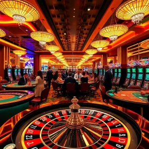 Experience thrilling gameplay dynamics at https://kjcmh.com/ with lively casino action, roulette wheels, and glamorous gamblers.