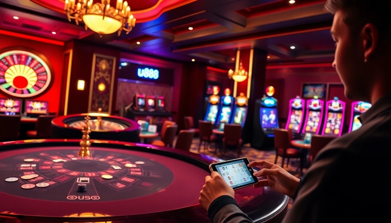 Experience the thrill of u888 online betting with luxurious casino elements and vibrant gameplay.