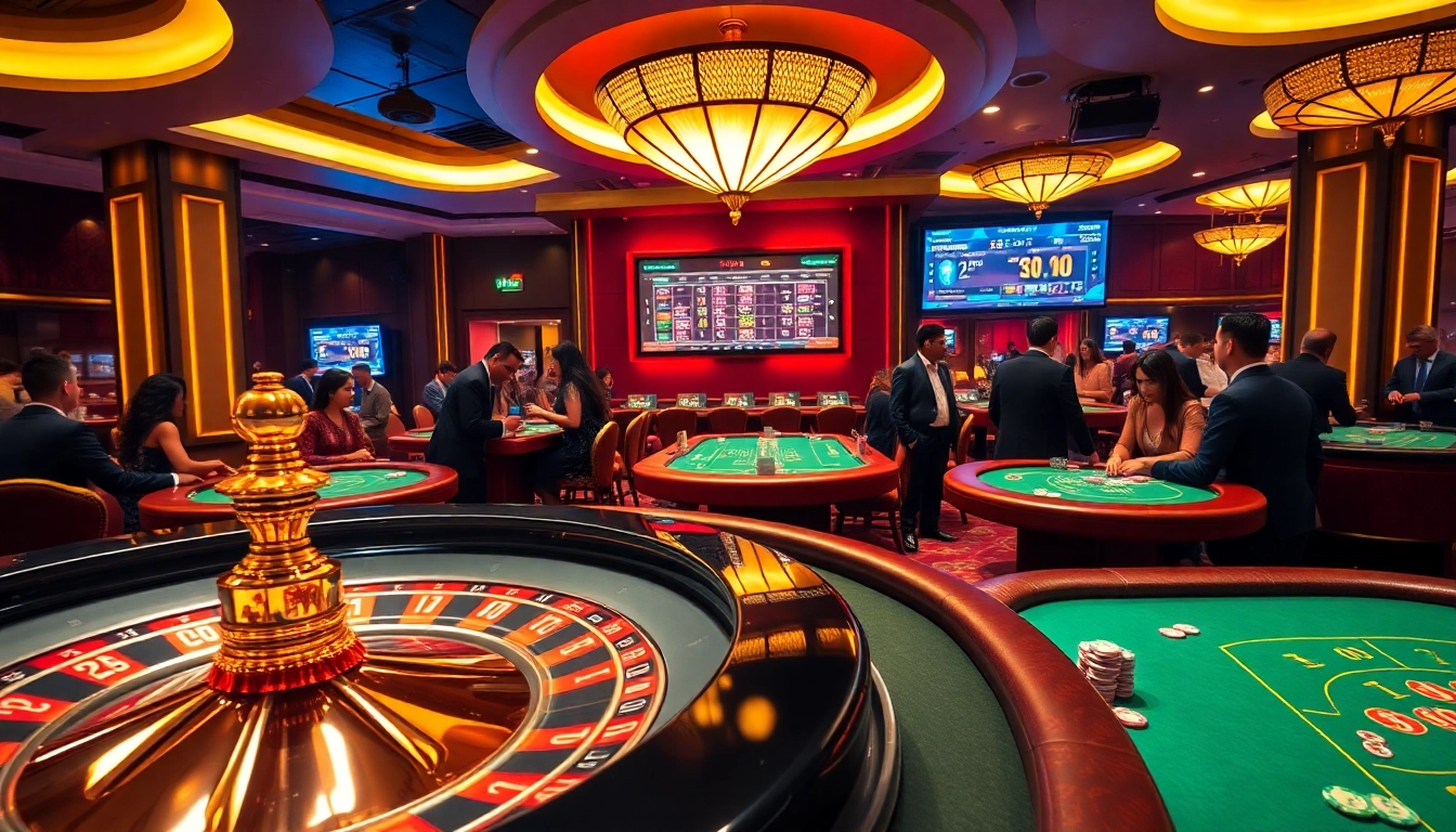 Players enjoying thrilling poker games at Tg88.com, showcasing luxury and excitement.