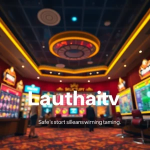 Experience thrilling gaming opportunities at Lauthaitv with exciting casino visuals.