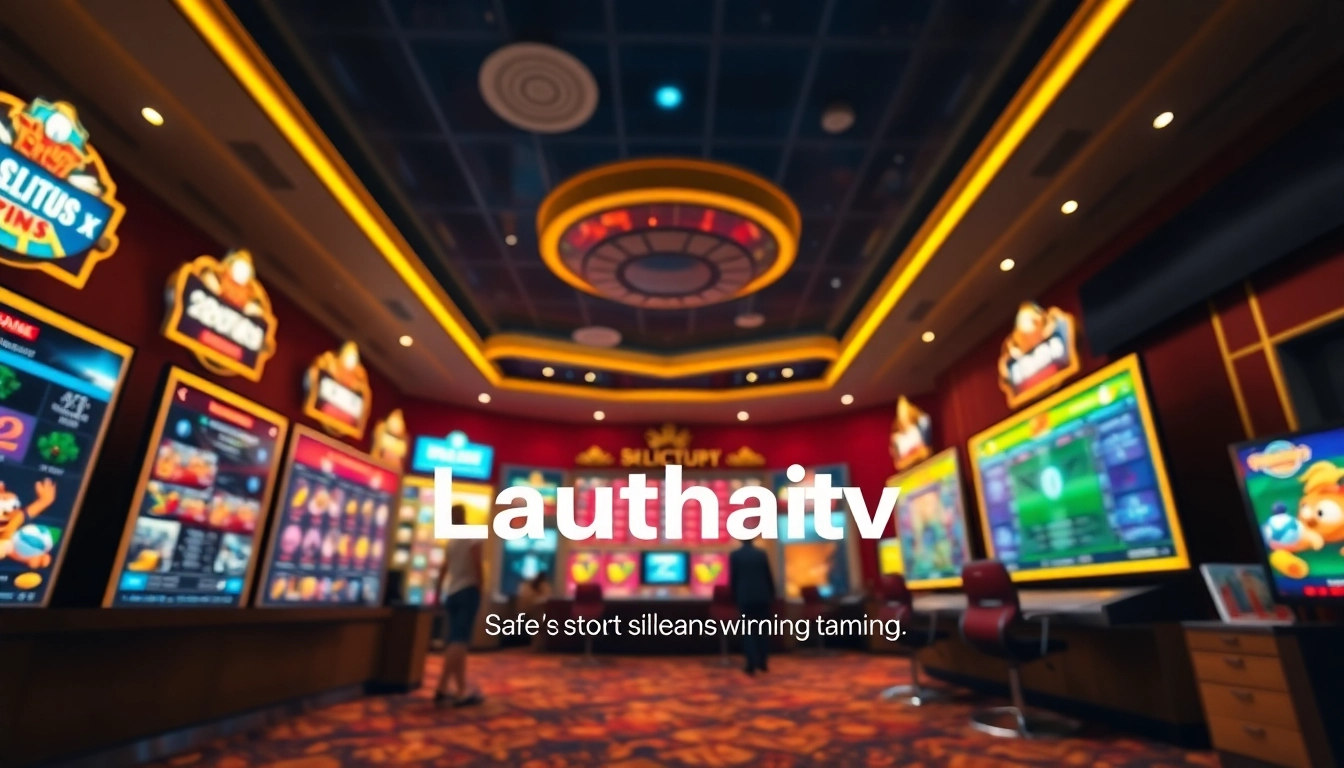 Experience thrilling gaming opportunities at Lauthaitv with exciting casino visuals.