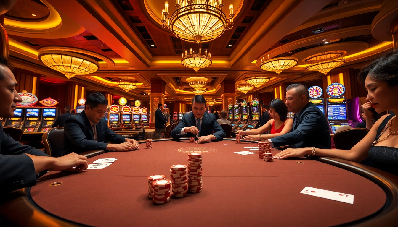 Bet on thrilling games at https://99wincasino.com/ featuring excitement at a poker table.