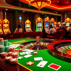 Experience thrilling casino action with https://33winn.gold/ featuring vibrant gaming tables and exciting slot machines.