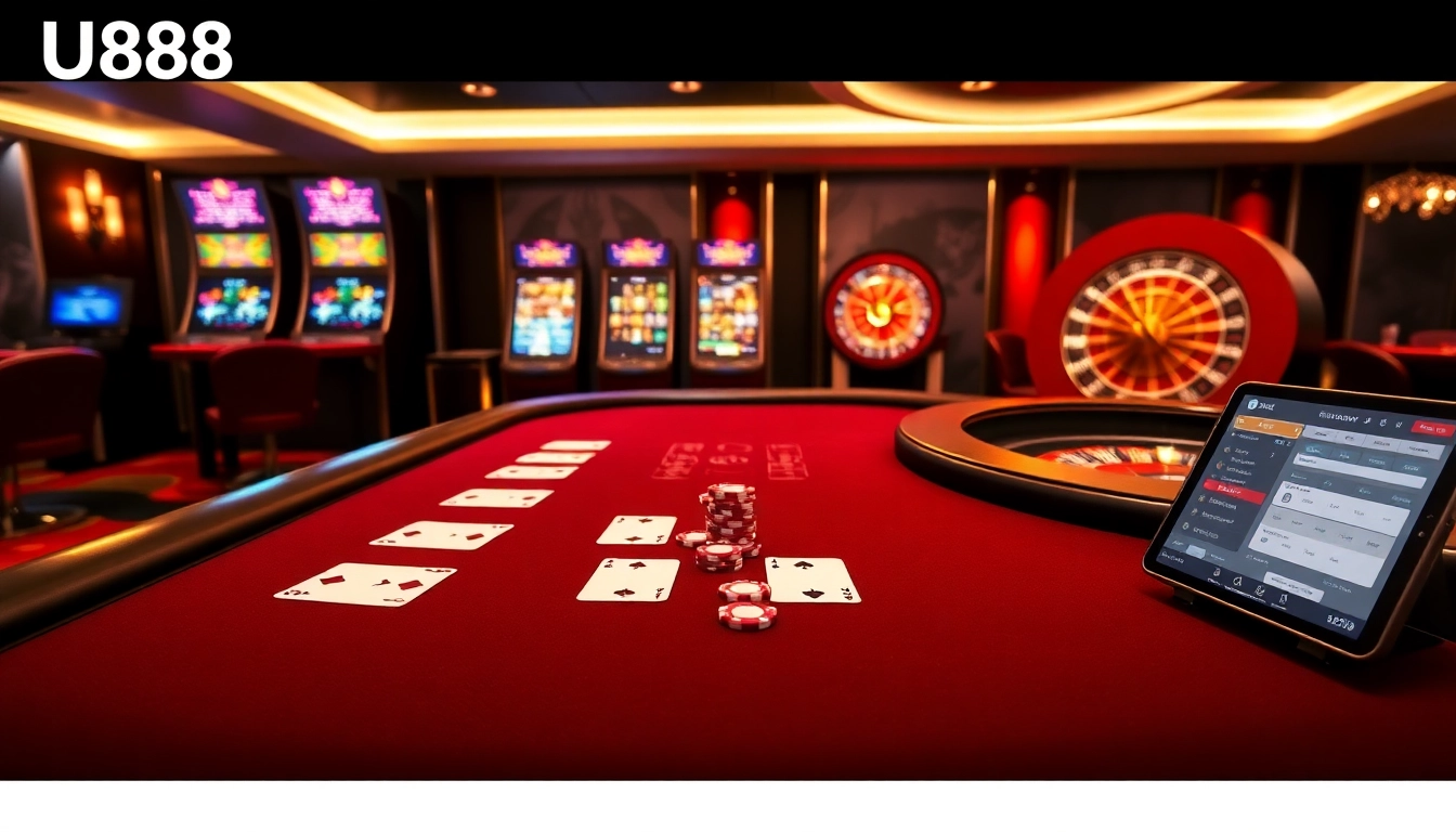 Experience the excitement at https://u8888.bio/ with high-stakes poker and vibrant slot machines.