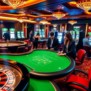 Experience exhilarating moments at kg88 casino with vibrant games and engaging players.