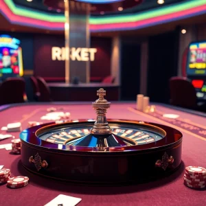 Experience thrilling gameplay at RIKBET with dynamic casino visuals and vibrant roulette.
