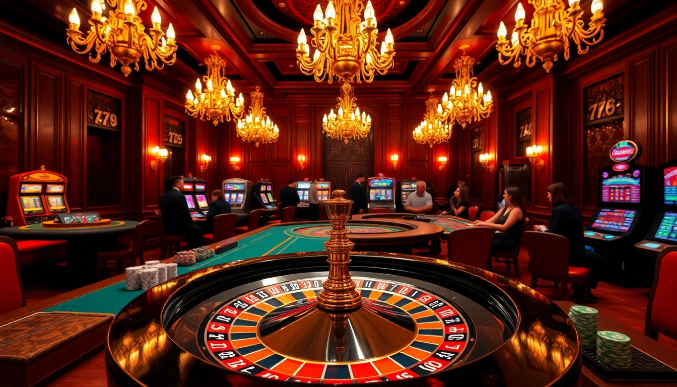 Witness the thrilling action at 789 club with players engaged at a roulette table.